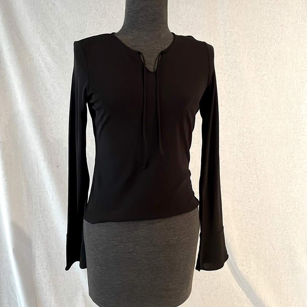 Brand new black Matte jersey banana republic top